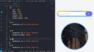 ASMR Programming - HTML CSS Search Box Animation - No Talking