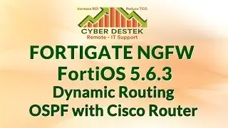 #23 | Fortigate | FortiOS 5.6.3 | OSPF with Cisco router