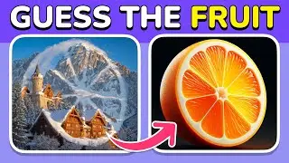 Guess by ILLUSION 🍏🥑🍓 NEW Fruits and Vegetables Challenge