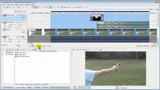 Add muzzle flash and gun shot effects in Sony Vegas Movie Studio