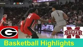 Georgia vs Mississippi State Basketball Game Highlights, Feb 7 2024