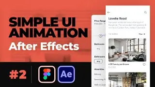 UI transition and micro interaction animation with After Effects - Hands-on Tutorial for beginners