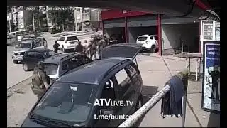 Pamje nga momenti i arrestimit të serbit, i dyshuar për sulmin ndaj KFOR it