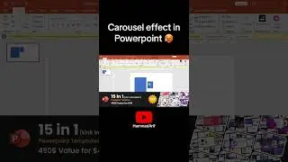 Carousel effect in Powerpoint 🥵 #powerpoint #powerpointtutorial