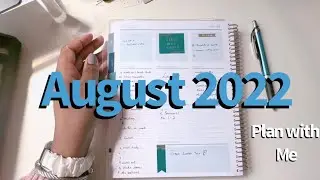 Plan with Me | Plum Paper Daily Planner | August 2022