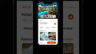 Hotel Booking Mobile App UI/UX Design in Figma | Figma Tutorial