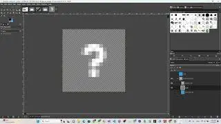 How to change the color of a gradient pixelated icon in Gimp