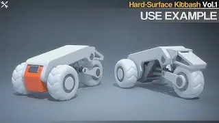 Hard-Surface Kitbash Vol.1 - Example