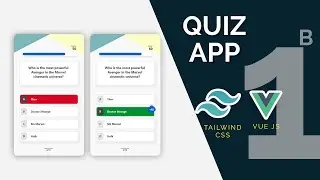 Quiz App with Vue, Tailwind and Open Trivia API Part 1(B):Custom Tailwind CSS Classes