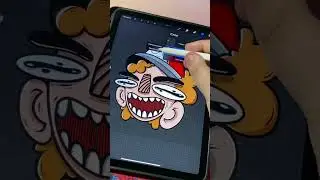 Как сделать обводку стикера в Procreate!