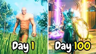 I Spent 100 days in Valheim (Ashlands Update) w/ Epic Loot Mod