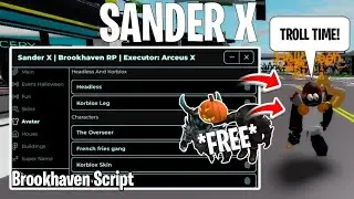 [NEW] Sander X Hub (Over 100+ Features) Troll | Hydrogen/Fluxus/ArceusX/Delta/VegaX - Roblox Script