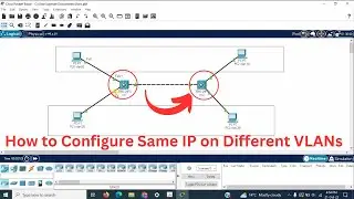 How to Configure Same IP on Different VLANs | Basic Switch Configuration