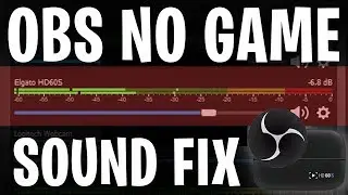 How to Fix OBS/Elgato no game sound for PS4