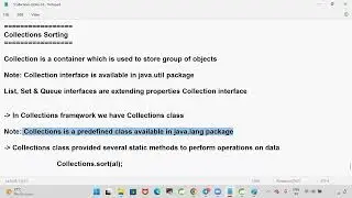 JAVA Collections By Mr. Ashok | Session- 07 | Ashok IT