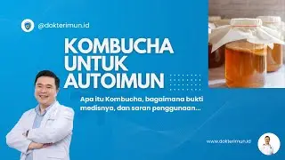 Manfaat dan bukti medis Kombucha untuk Autoimun, plus tips penggunaan oleh dr. Stevent