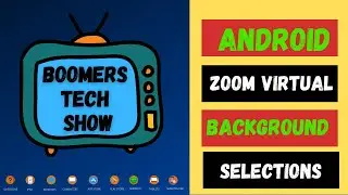 How to use zoom virtual backgrounds on your android phone.