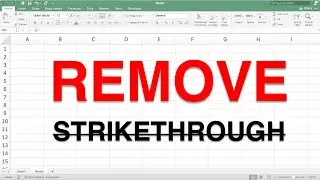 How to Remove Strikethrough in Excel [ MAC & WINDOWS ]