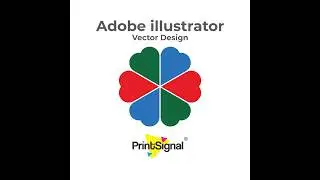 Adobe illustrator Graphic Design Tutorial for Beginners-Vector Art using Round Corner #PrintSignal