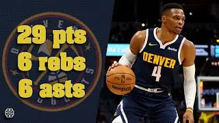 Russell Westbrook 29 pts 6 rebs 6 asts vs Thunder 24/25 season