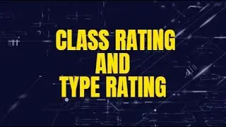 Difference between Class Rating and Type Rating #classrating #typerating