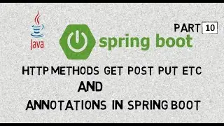 Spring Boot For Beginners || part 10 || CRUD Operation || GET,PUT,POST,DELETE