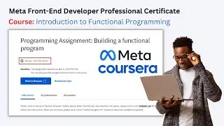 Coursera Programming Assignment: Building a Functional Program