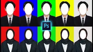 Tutorial Cara Ganti WARNA BACKGROUND Pas Foto Di Photoshop - Photoshop Tutorial