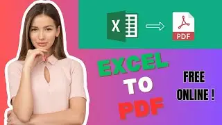 Convert Excel into PDF In 2 minutes Free Online #excel #exceltips #exceltricks #howto