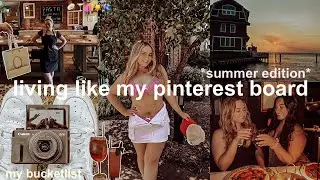 living like my *SUMMER* pinterest board 🍓 recreating my PINTEREST summer bucketlist