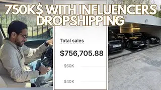 I Made 750k$ Dropshipping with Influencer Marketing | Copy My Strategy