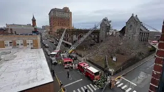 Historic church collapses in New London