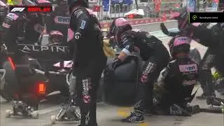 Pierre Gasly Pitstop incident | F1 Chinese GP 2024