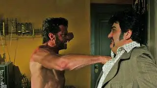 Wolverine vs Pinstripe Mafioso - Apartment Fights Scene. | X-Men : Days of Future Past (2014)