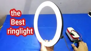 How to make a super unusual battery powered ring light?