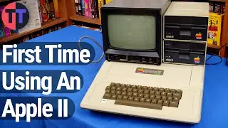 Learning to use an Apple II Plus for the First Time
