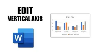 How to edit vertical axis of chart in word