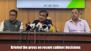 Briefed the press on recent cabinet decisions