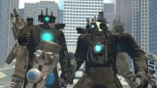 NEW UPGRADED TITAN CAMERAMAN BOSS vs OLD UPGRADED TITAN CAMERAMAN BOSS In Garry's Mod!