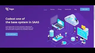 SAAS Landing Page | HTML & CSS