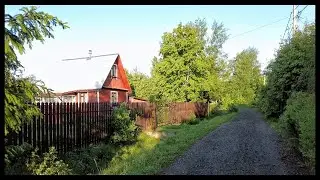 Beautiful small house, Walking Tour Countryside Russia JUNE 18, 2023