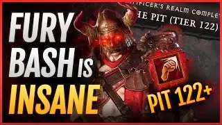 Diablo 4 | FURY BASH Barbarian Build - 122+ PIT / No Elixir - Season 4