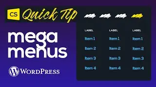 Create Beautiful Mega Menus in WordPress with Cornerstone