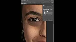 Remove eye dark circle #photoshop #tutorial #art #creative