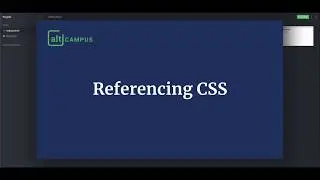 Referencing CSS - Different ways to link CSS to the HTML document.