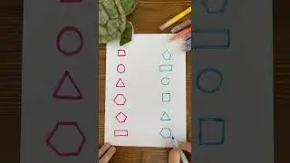 Shape Match Activity For Kids