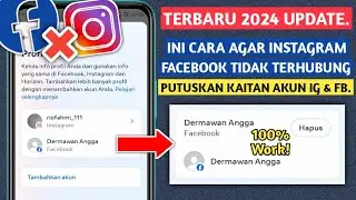 CARA AGAR INSTAGRAM TIDAK TERHUBUNG KE FACEBOOK | TERBARU