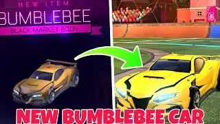 ROCKET LEAGUE TRANSFORMERS ITEM SHOWCASE | Rocket League Bumblebee Gameplay