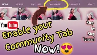 How to get Community Tab on YouTube || 101% Working Method - 2020 || Chessa Embate