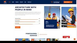 Kontra - Construction and Building WordPress Theme contractor industrial